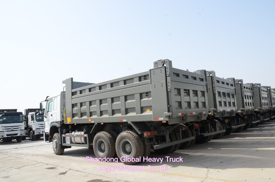 Χρησιμοποιούμενο φορτηγό ντάμπινγκ Sinotruck 6*4 Tipper Dumper Factory Price 10 Wheel