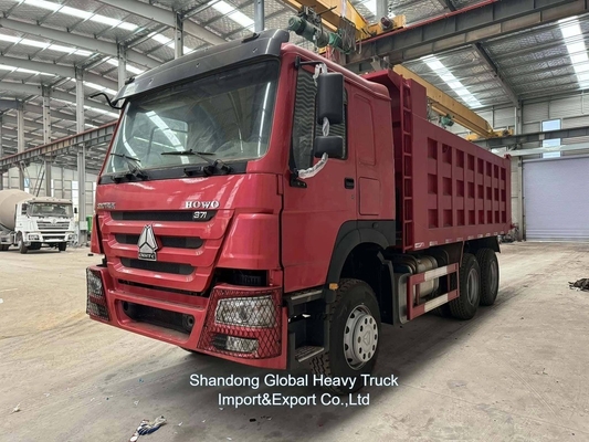 Χειροκίνητο κιβώτιο Sinotruk HOWO 380 HP 6X4 Tipper / Dumper / Dump Truck