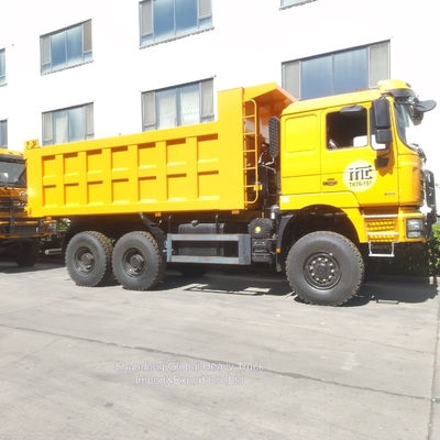 Υψηλής απόδοσης ορυχείο Shacman 371/380/400/430HP Euro 2 φορτηγά σκουπιδιών για βαρύ ορυχείο φορτηγά