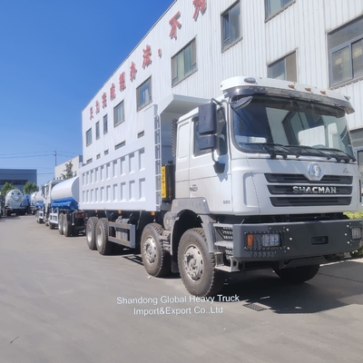 Καλή κατάσταση 8*4 10 Wheeler 380HP χειροκίνητο πετρελαιοκίνητο πετρελαιοκίνητο πετρελαιοφόρο Euro3 Shacman F3000 Dump Truck