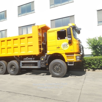 Υψηλής απόδοσης ορυχείο Shacman 371/380/400/430HP Euro 2 φορτηγά σκουπιδιών για βαρύ ορυχείο φορτηγά