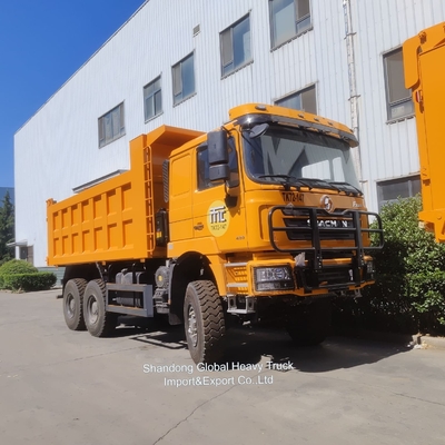 Υψηλής απόδοσης ορυχείο Shacman 371/380/400/430HP Euro 2 φορτηγά σκουπιδιών για βαρύ ορυχείο φορτηγά