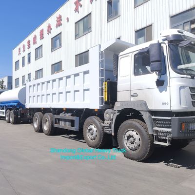 Shacman Dump Truck 380HP Heavy Duty Tipper Truck με 8×4 κίνηση και χωρητικότητα φόρτωσης 50 τόνων