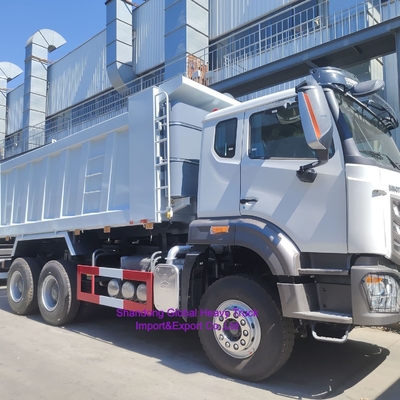 HOWO 10 Τροχών 371 380HP 400HP 430HP Μεταλλευτικό Ανατρεπόμενο Φορτηγό Ανατρεπόμενο Φορτηγό Μεταχειρισμένα Φορτηγά