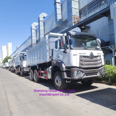 12 τροχούς Hohan Χρησιμοποιείται Sinotruk HOWO 8X4 Ex N Nx Dump Tipper Truck 371HP 380HP