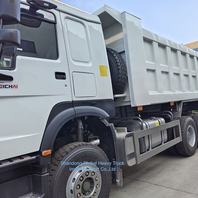 12 τροχών Sinotruck 40-60ton Χρησιμοποιούμενο HOWO 8X4 371HP 375HP 380HP Diesel Truck Δεξιοκίνητος δεξιόχειρας Dump Truck