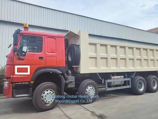 HOWO 7 8X4 371HP Περικύκλωμα Ανακαινισμένο Sinotruk HOWO Τρακ 371HP 12 ελαστικά
