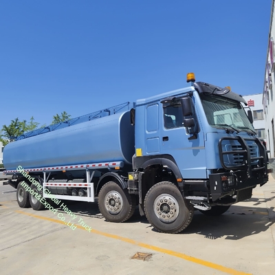 Υψηλό Sinotruk 8*4 12 τροχών LHD Rhd Ντίζελ καύσιμο Αέριο Παράδοση πετρελαίου Χρησιμοποιούμενο δεξαμενόπλοιο Τάνκερ
