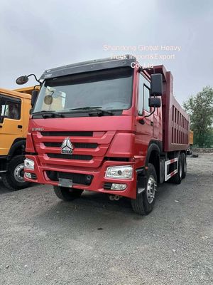 Καλής Ποιότητας 371HP 375HP 6*4 10 Τροχοί Μεταχειρισμένο HOWO Ανατρεπόμενο Φορτηγό