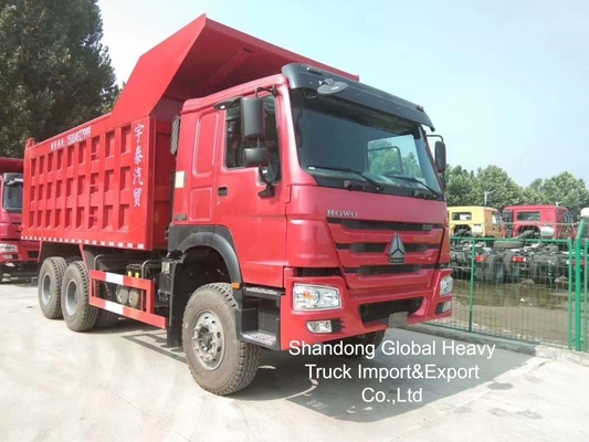 Μεταχειρισμένα HOWO 10 Τροχών 371HP/380HP/400HP/430HP Ανατρεπόμενα Φορτηγά