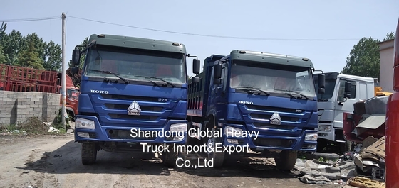 Μεταχειρισμένα Sinotruk HOWO 371hp/380hp Ανατρεπόμενα Φορτηγά