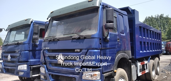 Μεταχειρισμένα Sinotruk HOWO 371hp/380hp Ανατρεπόμενα Φορτηγά