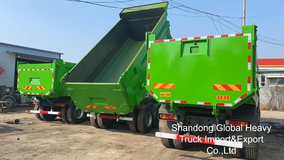 Μεταχειρισμένο Sinotruk HOWO 6X4/8X4 A7/T7 10/12 Wheeler 371hp 18-25cbm Βαρέως Τύπου Ανατρεπόμενο Φορτηγό