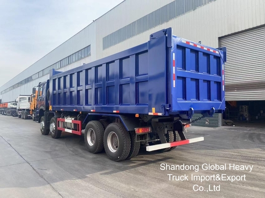 Κίνα Sinotruk HOWO Μεταχειρισμένο 371/375HP 8X4 Mini Ανατρεπόμενο Φορτηγό Δεξιού Τιμονιού σε απόθεμα