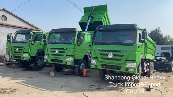Μεταχειρισμένο Sinotruk HOWO 6X4/8X4 A7/T7 10/12 Wheeler 371hp 18-25cbm Βαρέως Τύπου Ανατρεπόμενο Φορτηγό