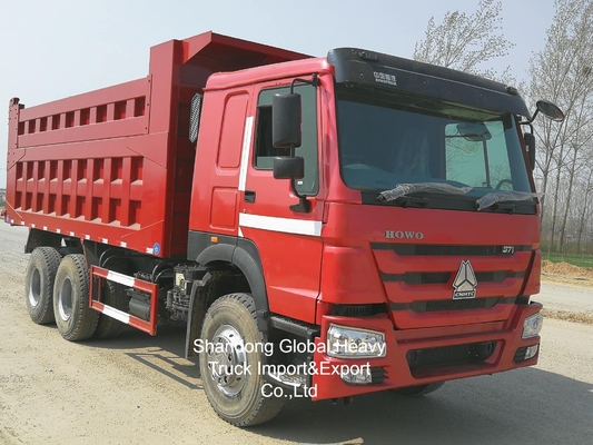 Μεταχειρισμένα HOWO 10 Τροχών 371HP/380HP/400HP/430HP Ανατρεπόμενα Φορτηγά