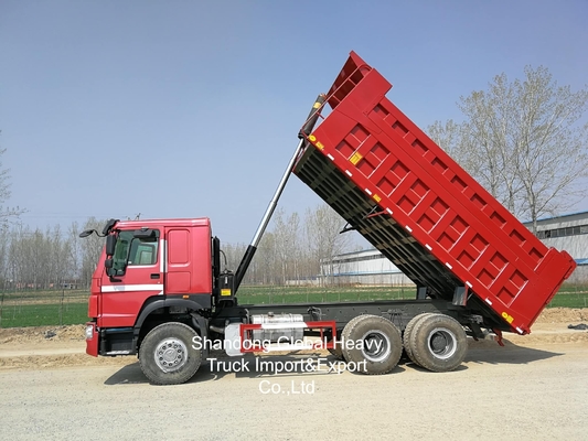 Μεταχειρισμένα HOWO 10 Τροχών 371HP/380HP/400HP/430HP Ανατρεπόμενα Φορτηγά