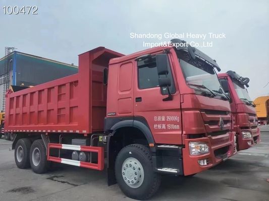 Shacman TX 6×4 φορτηγό σκουπιδιών με κινητήρα Weichai και ενισχυμένο πλαίσιο για τα ορυχεία της Γκάνας