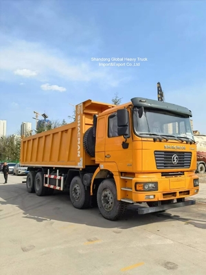 Μεταχειρισμένο Υψηλής Ποιότητας Shacman 8*4 12 Τροχών 380hp F3000 X3000 f2000 Ανατρεπόμενο Φορτηγό