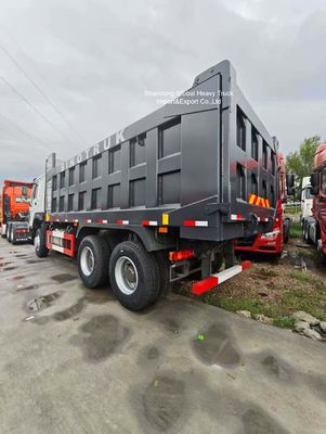 Shacman TX 6×4 φορτηγό σκουπιδιών με κινητήρα Weichai και ενισχυμένο πλαίσιο για τα ορυχεία της Γκάνας