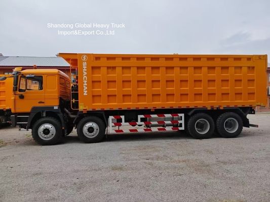 Shacman F3000 8x4 Dump Truck με κινητήρα 420hp και κάθισμα ανάρτησης αέρα για τα ορυχεία της Μοζαμβίκης