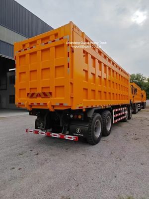 Shacman F3000 8x4 Mining Dump Truck με κινητήρα 430HP ενισχυμένο σώμα φορτίου και κλιματιζόμενη καμπίνα κοιμητήρα