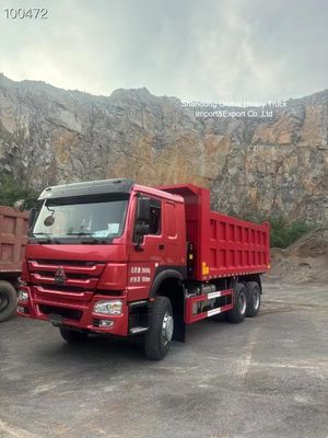 HOWO 8x4 Dump Truck με κινητήρα 371HP για ωφέλιμο φορτίο 40-60 τόνων και ενισχυμένο σώμα εξόρυξης