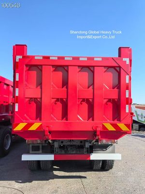 HOWO 8x4 Dump Truck με κινητήρα 371HP για ωφέλιμο φορτίο 40-60 τόνων και ενισχυμένο σώμα εξόρυξης