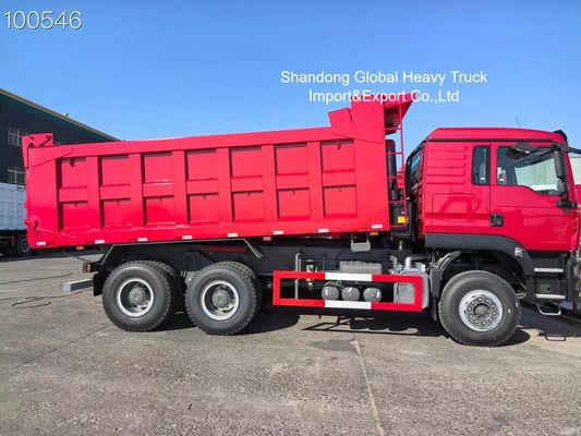 HOWO 8x4 Heavy-Duty ανατρεπόμενο φορτηγό με κινητήρα 420 ίππων, ενισχυμένο πλαίσιο 8x4 και σώμα φορτίου από χάλυβα υψηλής αντοχής για εξόρυξη Τανζανίας