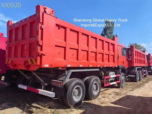 HOWO 8x4 Dump Truck με κινητήρα 371HP για ωφέλιμο φορτίο 40-60 τόνων και ενισχυμένο σώμα εξόρυξης