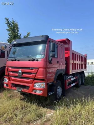 Ανατρεπόμενο φορτηγό βαρέως τύπου HOWO 8×4 με κινητήρα 420 ίππων και ενισχυμένο πλαίσιο για εξόρυξη Τανζανίας