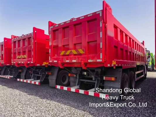 Κινέζικη αυθεντική μάρκα HOWO / Shacman 380hp/371hp 6X4 8X4 10/12 τροχών φορτηγό ανατροπής για εξόρυξη