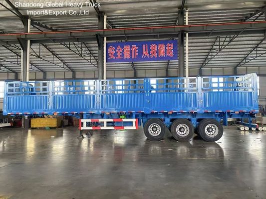 3 άξονες 50 τόνων φράχτης ημιπροσελήντρο με εναέρια ανάρτηση