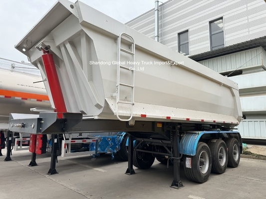 Τριάξονα ατσάλινα ημιπρόσφυγα 95000kg χωρητικότητα φορτίου