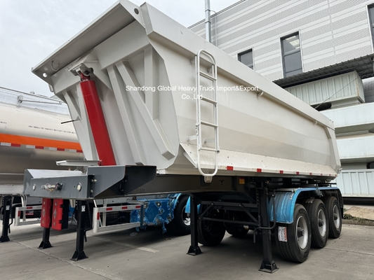 Τριάξονα ατσάλινα ημιπρόσφυγα 95000kg χωρητικότητα φορτίου
