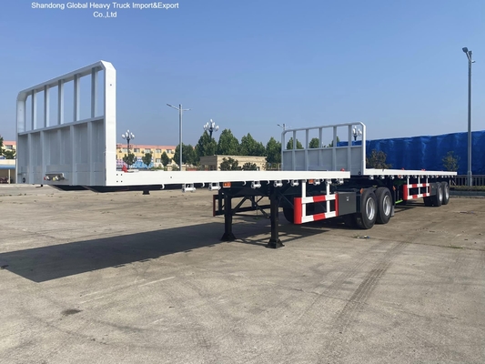 3 άξονες χαμηλόκρεμασμένο ημικυριόδρομο 40FT 60T βαρύ φορτίο για την κατασκευή