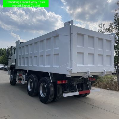 HOWO 8x4 Heavy-Duty ανατρεπόμενο φορτηγό με κινητήρα 420 ίππων, ενισχυμένο πλαίσιο 8x4 και σώμα φορτίου από χάλυβα υψηλής αντοχής για εξόρυξη Τανζανίας