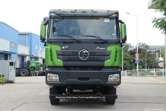 Shacman X3000 8X4 CNG Ανατρεπόμενο Φορτηγό 380hp LHD Καινούργιο