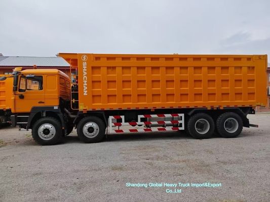 Shacman F3000 8×4 Dump Truck με κινητήρα ντίζελ 400HP και μπροστινό στυλ ανύψωσης για βαριά κατασκευή