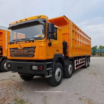 Shacman F3000 8×4 Dump Truck με κινητήρα ντίζελ 400HP και μπροστινό στυλ ανύψωσης για βαριά κατασκευή