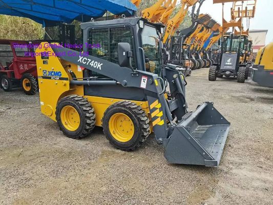 XCMG XC740K Skid Steer Loader 1t Ονομαστικό Φορτίο Συμπαγής Κατασκευή