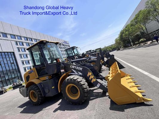 Η XCMG LW180K φορτίο τροχών 1,8 τόνων για οδικές κατασκευές και εξορυκτικές εργασίες