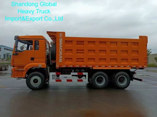 Βαρέως τύπου ανατρεπόμενο φορτηγό Shacman F3000 με ωφέλιμο φορτίο 25-40 τόνων, δεξαμενή καυσίμου 400L και χειροκίνητο κιβώτιο 12 ταχυτήτων