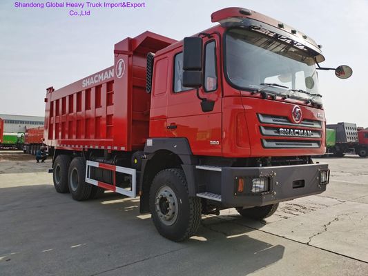 Shacman F3000 6X4 Βαρέως Τύπου Ανατρεπόμενο Φορτηγό με Εκπομπές Euro2, Δεξαμενή Καυσίμου 400L και Καμπίνα F3000 με Κρεβάτι