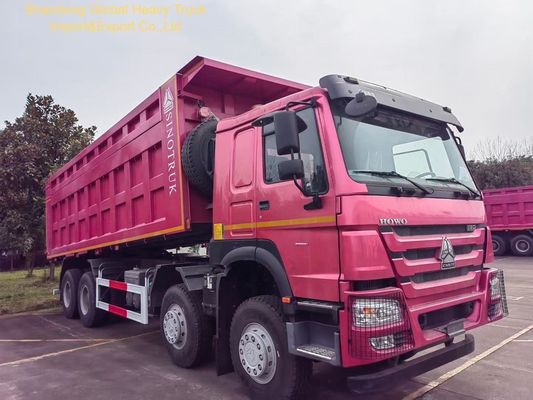 Βαρύ φορτίο HOWO Dump Truck 400 HP 35-40 τόνους χωρητικότητα 8600 × 2300 × 1500 mm