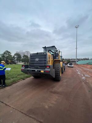 XCMG XC958 φορτιστή τροχών κατηγορίας 5,8 -6 τόνων με ονομαστική ισχύ 162kw και χωρητικότητα κουβάς 1,9 Cbm