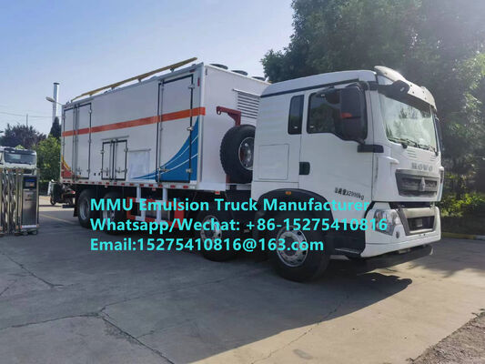 Ζεστή πώληση Αδιάβλητο HOWO 15T GLOBAL-BCRH-15 ανάμειξη και φόρτιση σε τόπο εμβόλιο φορτωτικό φορτηγό εκρηκτικών οχημάτων Μονγκόλια Υπηρεσία εξόρυξης εκρήξεων Καζακστάν Ουζμπεκιστάν Ινδονησία Κονγκό ΛΔΚ ΓΙΝΕΑ MMU