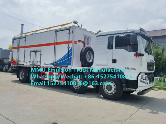 Ζεστή πώληση Αδιάβλητο HOWO 15T GLOBAL-BCRH-15 ανάμειξη και φόρτιση σε τόπο εμβόλιο φορτωτικό φορτηγό εκρηκτικών οχημάτων Μονγκόλια Υπηρεσία εξόρυξης εκρήξεων Καζακστάν Ουζμπεκιστάν Ινδονησία Κονγκό ΛΔΚ ΓΙΝΕΑ MMU