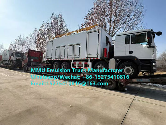 SAFER MORE EFFICIENT  20TON EMULSION-BASED BULK EXPLOSIVES TRUCK VEHICLE FOR WET OR DRY BLASTHOLES MONGOLIA, KAZAKHSTAN, UZBEKISTAN, INDONESIA, CONGO DRC, ZAMBIA, TANZANIA, GUINEA