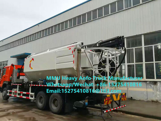 Υψηλό κόστος απόδοσης Κίνα αξιοπιστία Tread Bulk Trucks 15/20/25Ton Πολυλειτουργικά εκρηκτικά βαρέως αμμωνίου πετρελαίου Γαλάκτωμα ANFO Truck MMU MEMU Για Μογγολία ΛΔΚ ΚΟΝΓΟ ΠΕΡΟΥ Γκάνα Mining Blasting
